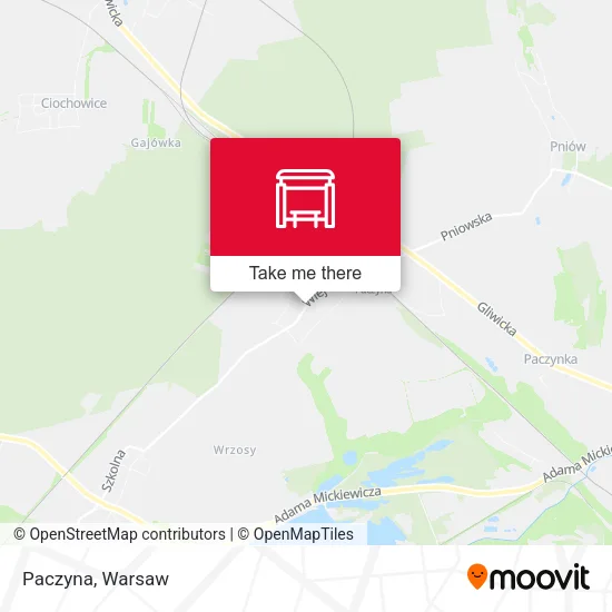 Карта Paczyna
