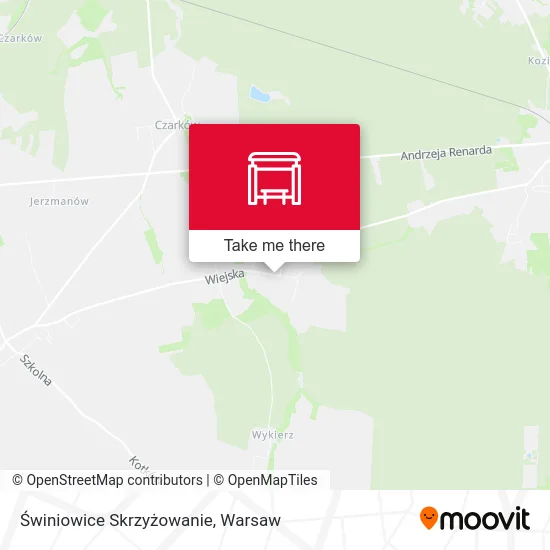 Карта Świniowice Skrzyżowanie