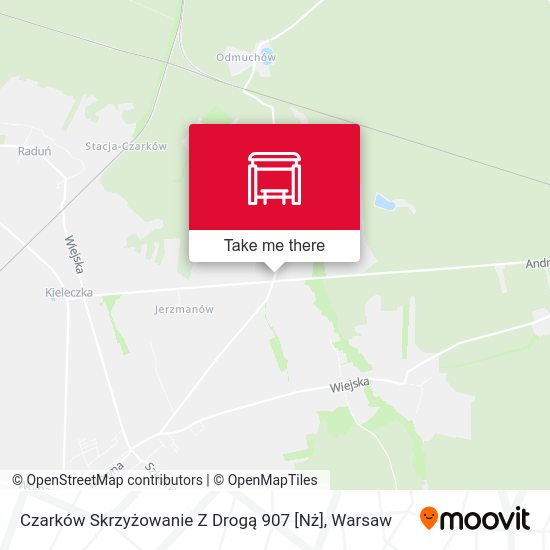 Карта Czarków Skrzyżowanie Z Drogą 907 [Nż]