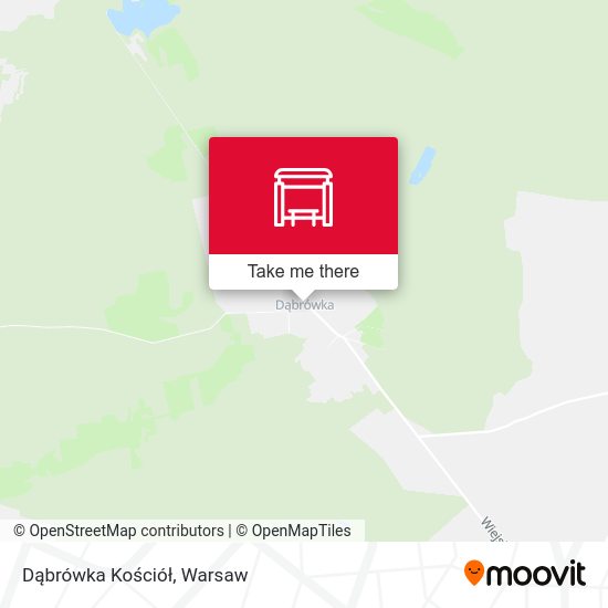 Dąbrówka Kościół map