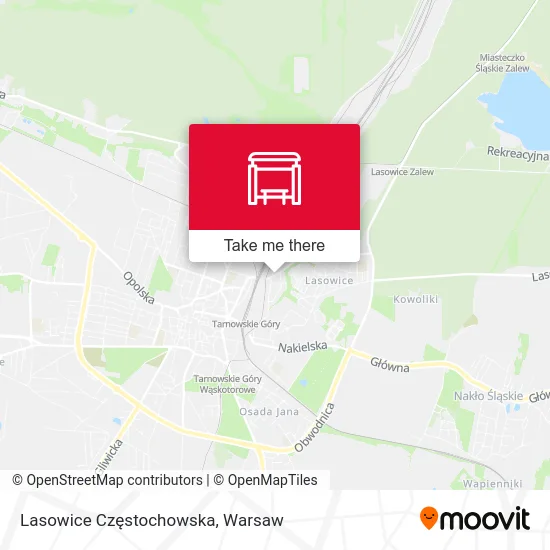Карта Lasowice Częstochowska