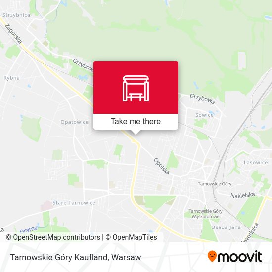 Tarnowskie Góry Kaufland map