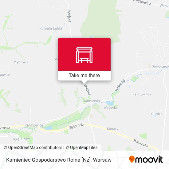 Карта Kamieniec Gospodarstwo Rolne [Nż]