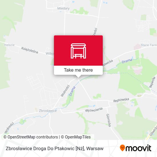 Zbrosławice Droga Do Ptakowic [Nż] map