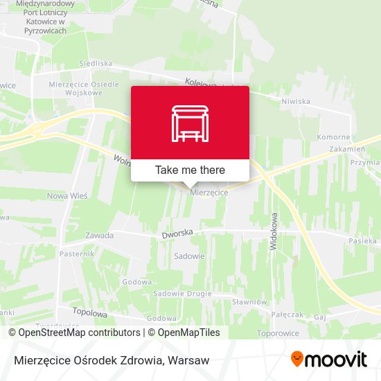 Карта Mierzęcice Ośrodek Zdrowia