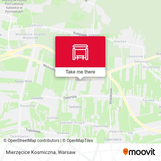 Mierzęcice Kosmiczna map