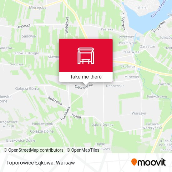 Toporowice Łąkowa map