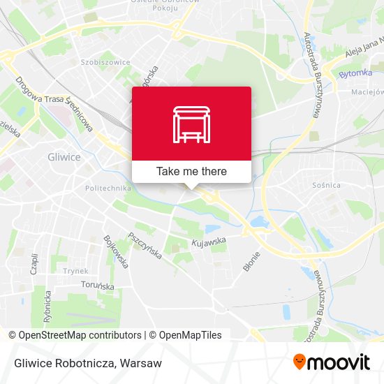 Gliwice Robotnicza map