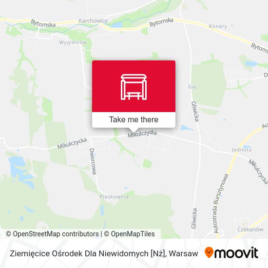 Ziemięcice Ośrodek Dla Niewidomych [Nż] map