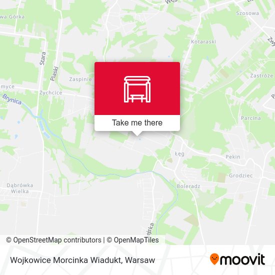 Карта Wojkowice Morcinka Wiadukt