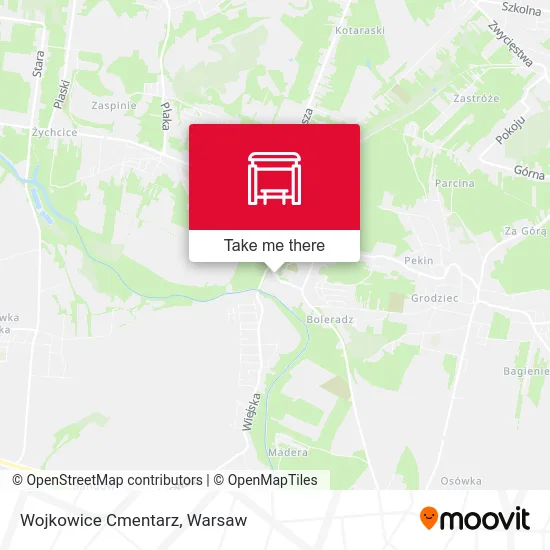 Карта Wojkowice Cmentarz