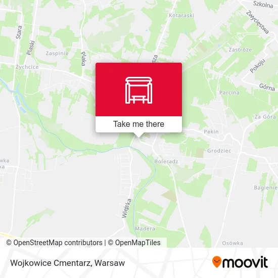 Карта Wojkowice Cmentarz