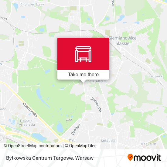 Bytkowska Centrum Targowe map