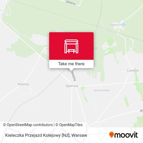 Kieleczka Przejazd Kolejowy [Nż] map