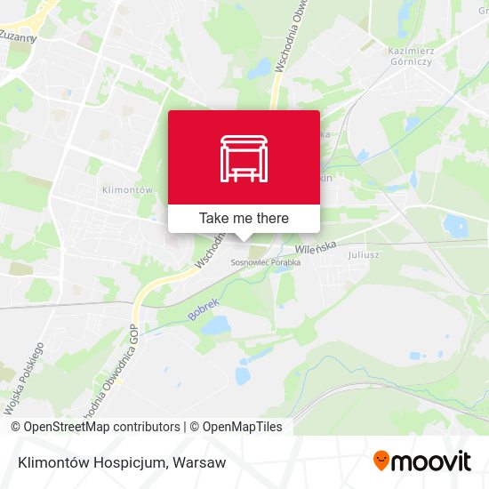 Klimontów Hospicjum map