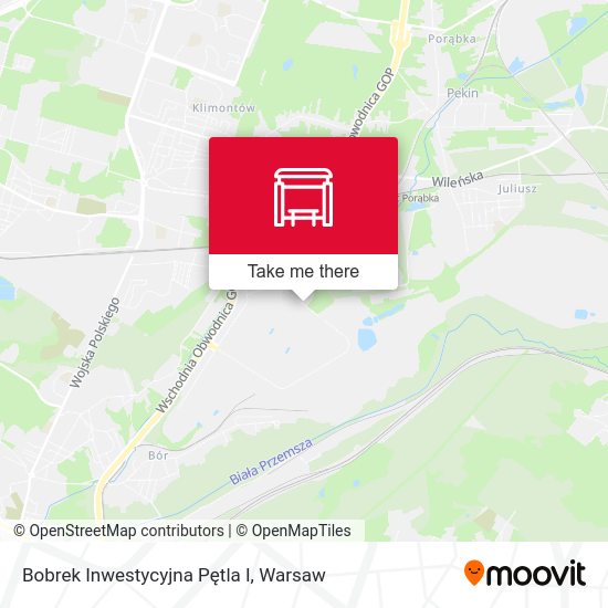 Bobrek Inwestycyjna Pętla I map