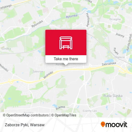 Карта Zaborze Pyki