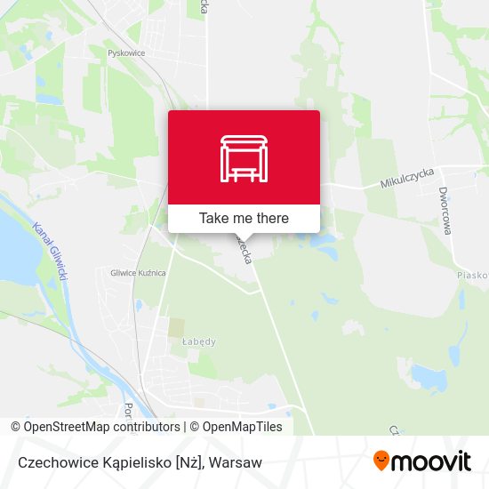 Czechowice Kąpielisko [Nż] map