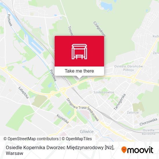 Osiedle Kopernika Dworzec Międzynarodowy [Nż] map