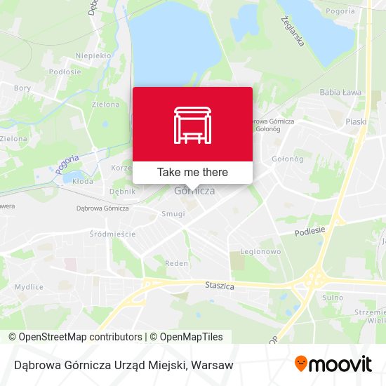 Карта Dąbrowa Górnicza Urząd Miejski