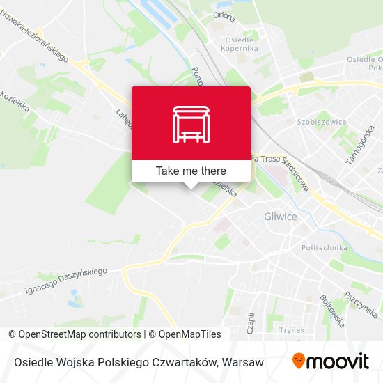 Osiedle Wojska Polskiego Czwartaków map