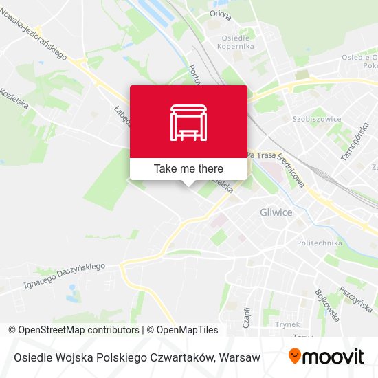 Osiedle Wojska Polskiego Czwartaków map