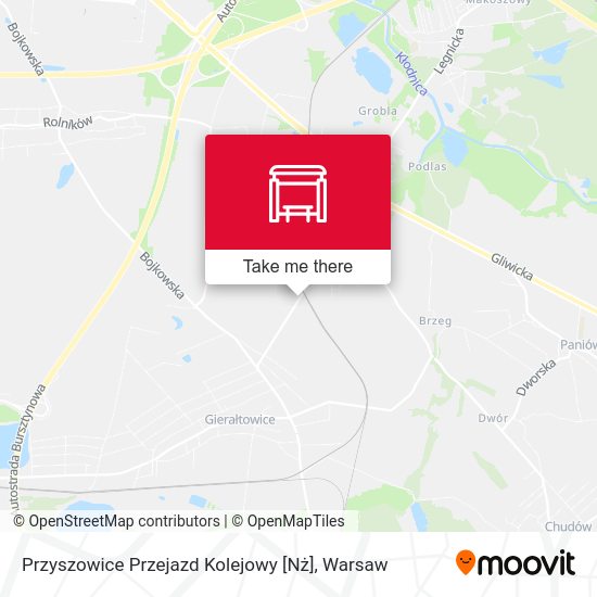 Карта Przyszowice Przejazd Kolejowy [Nż]