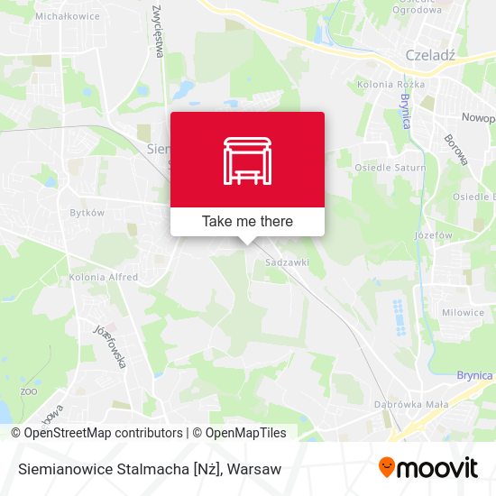 Siemianowice Stalmacha [Nż] map