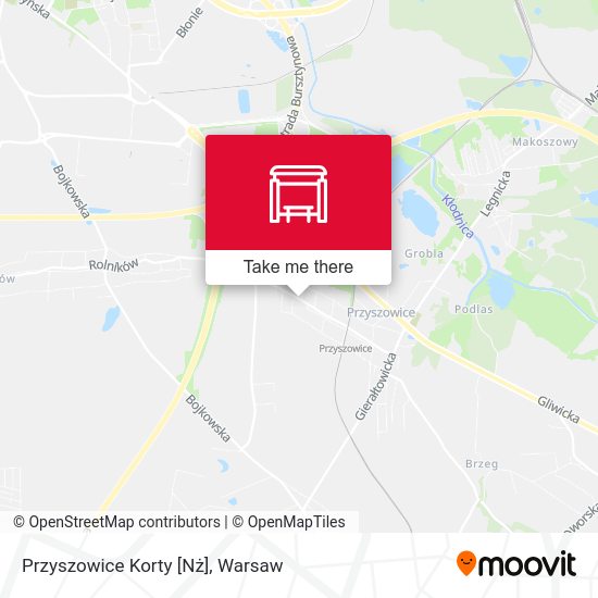 Przyszowice Korty [Nż] map