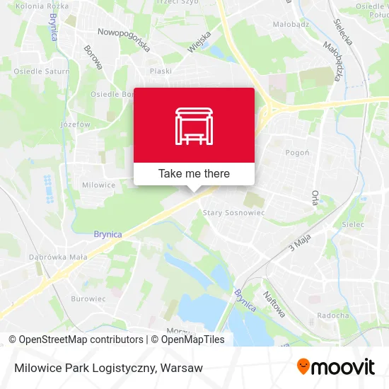 Карта Milowice Park Logistyczny