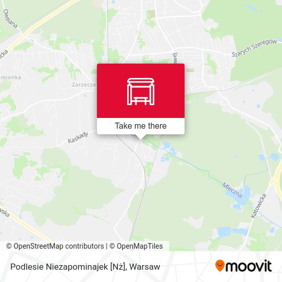 Podlesie Niezapominajek [Nż] map