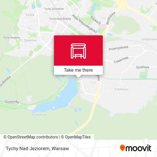 Карта Tychy Nad Jeziorem