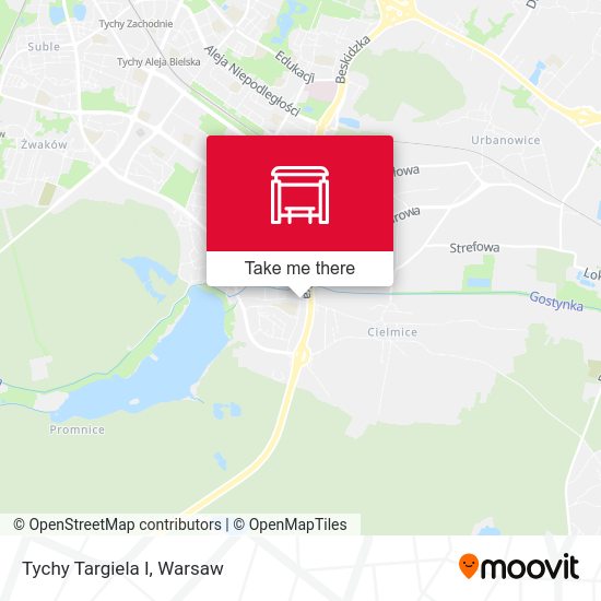 Tychy Targiela I map