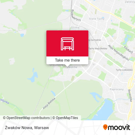 Карта Żwaków Nowa