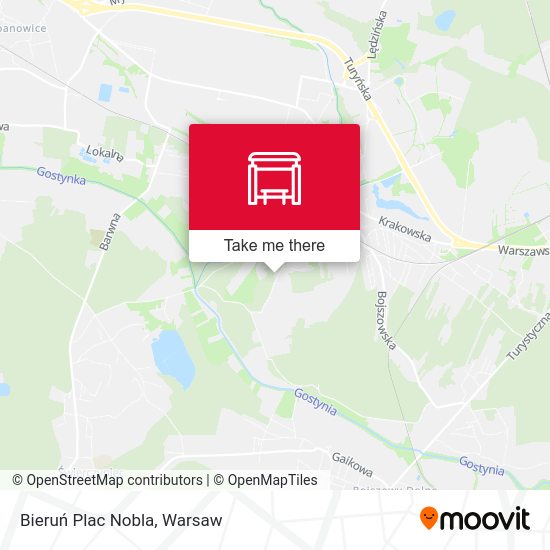 Bieruń Plac Nobla map