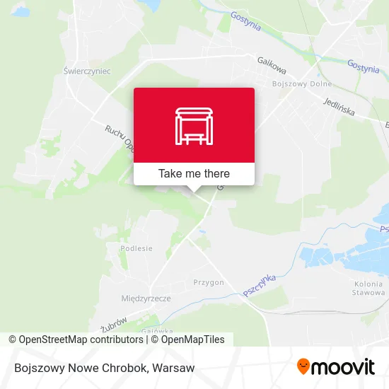 Bojszowy Nowe Chrobok map