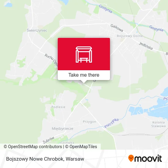 Bojszowy Nowe Chrobok map