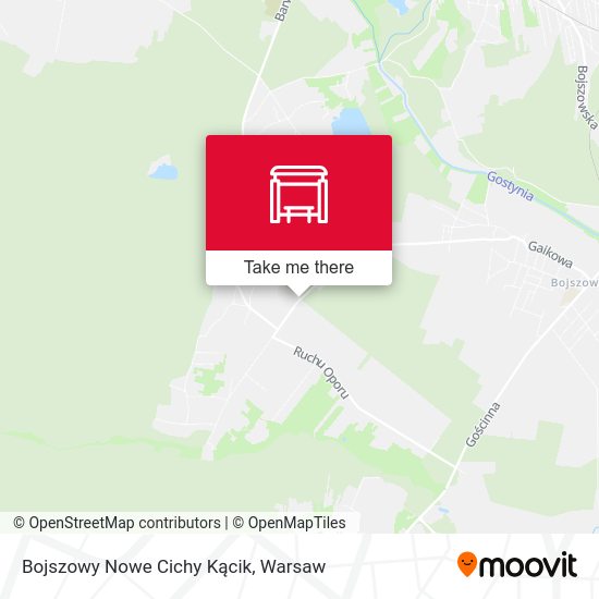 Bojszowy Nowe Cichy Kącik map