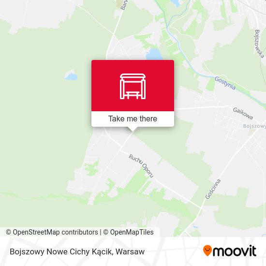 Bojszowy Nowe Cichy Kącik map