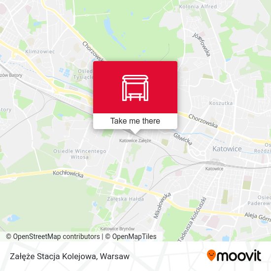 Załęże Stacja Kolejowa map