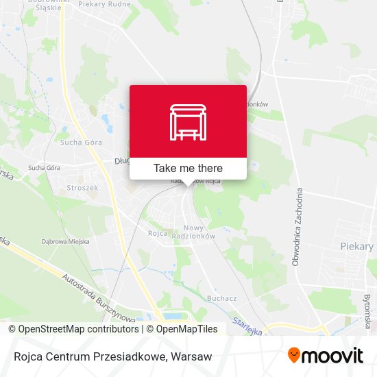 Rojca Centrum Przesiadkowe map