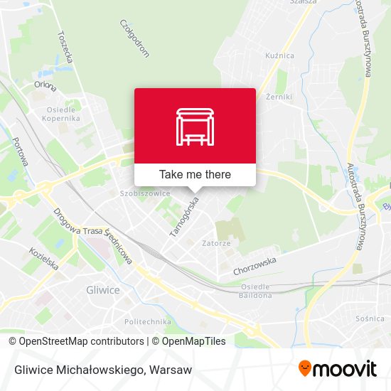 Gliwice Michałowskiego map