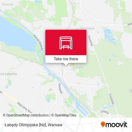 Łabędy Olimpijska [Nż] map