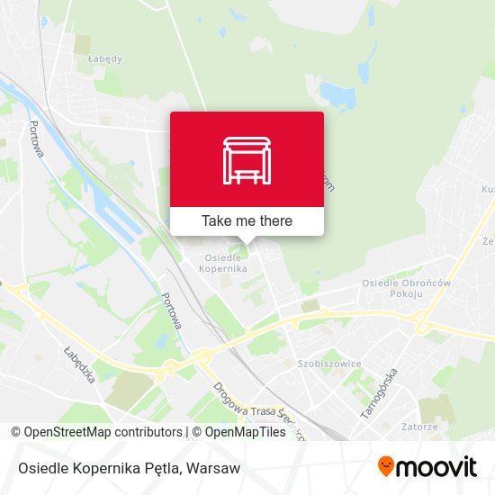 Osiedle Kopernika Pętla map