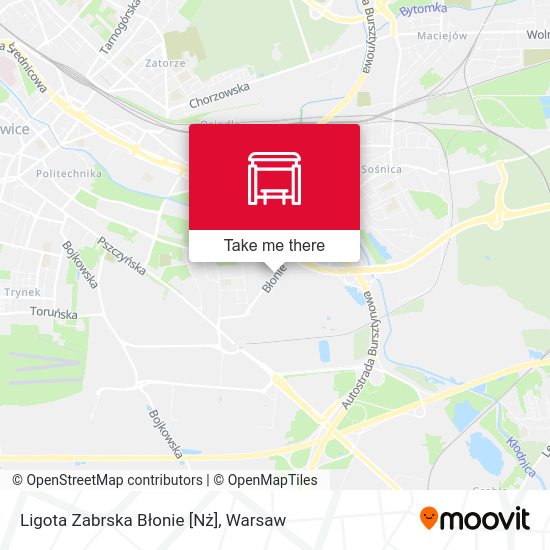 Карта Ligota Zabrska Błonie [Nż]