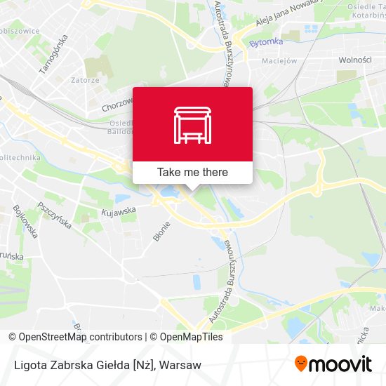 Карта Ligota Zabrska Giełda [Nż]