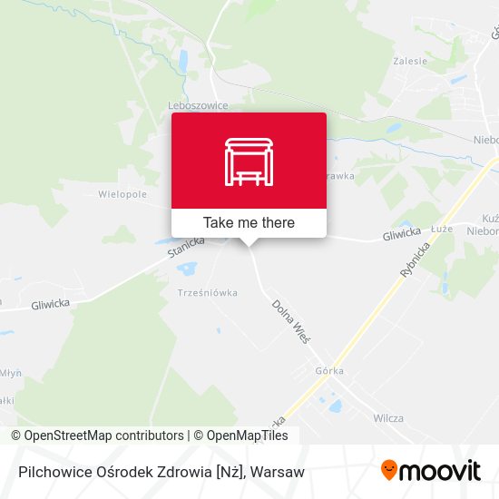 Pilchowice Ośrodek Zdrowia [Nż] map