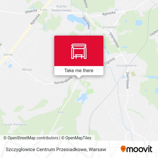 Szczygłowice Centrum Przesiadkowe map