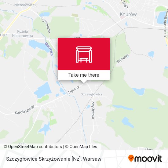 Карта Szczygłowice Skrzyżowanie [Nż]