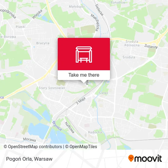 Pogoń Orla map